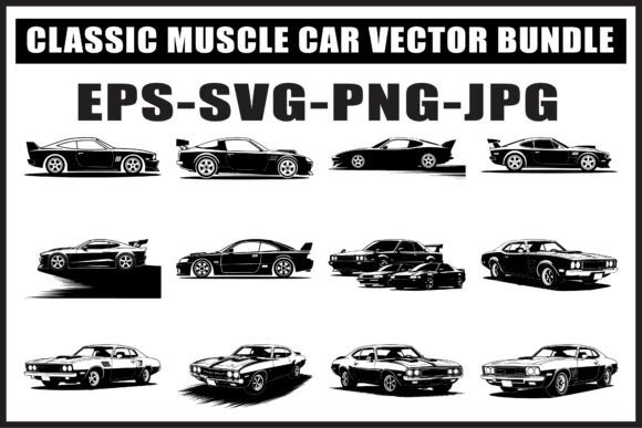 Download Classic Muscle Car SVG Bundle - Car svg Collection